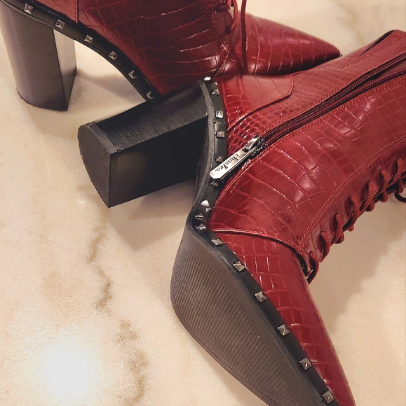 Block Heel Ankle Boots - Picture 6 of 6